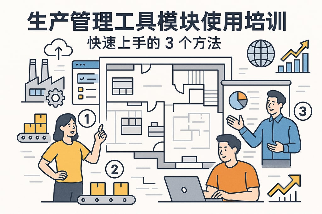 生产管理工具模块使用培训：快速上手的 3 个方法